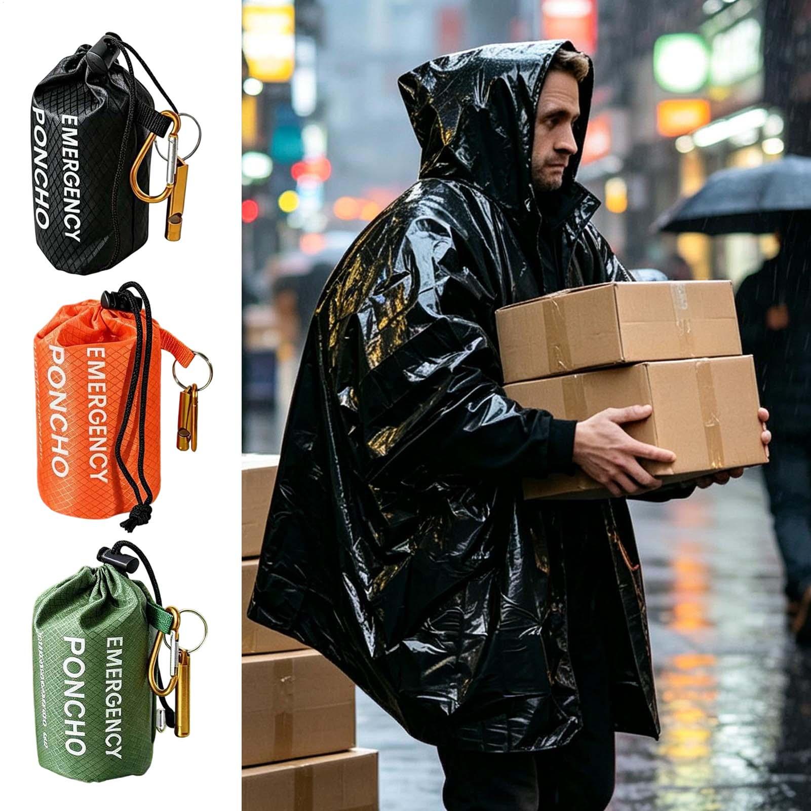 3pcs Survival Emergency Rain P - Survival Blanket Reflective 评论和价格